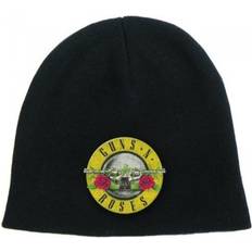 Pink Beanies Guns N' Roses Logo Beanie Black One