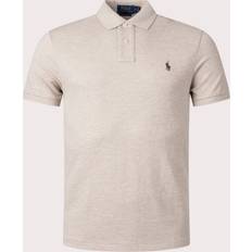 Polo Ralph Lauren Custom Slim-Fit Cotton-Piqué Shirt Beige