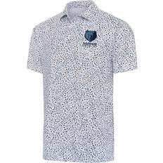 Antigua Memphis Grizzlies Motion Polo Polo White/Navy