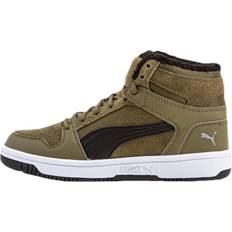 Puma Rebound Layup Fur SD Junior Green Unisex