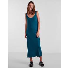 Långa klänningar - Turkosa Pieces 5715367544719 Kvinnors PCKALLI Maxi Tank Dress NOOS klänning, Deep Lagoon, XS, djup lagun