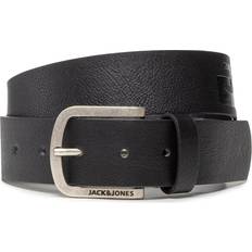 Men - Sportswear Garment Belts Jack & Jones Faux Leather Belt With Embossing Black