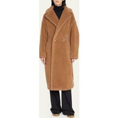 Max Mara Teddy Bear Camel Hair Silk Coat - Brown