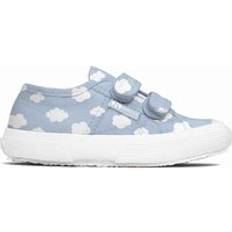 Superga Children's Shoes Superga 2750 KIDS STRAPS CLOUDS PRINT Trainers Blue