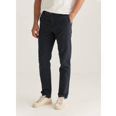 Stockholm-Jeffrey Brushed Chino-Blå-Cotton-38/34