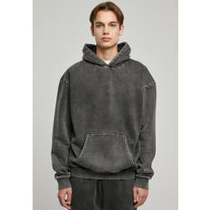 Vida Tröjor Urban Classics Luvtröja Heavy Sand Washed Hoody för Herr svart