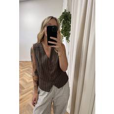 Marta Du Chateau Veste Marta Du Chateau Solveig Vest Brun Stribet-L-XL
