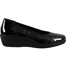 Ara Dame Lave sko Ara murano-lack nappa soft black ballerina