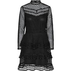 Y.A.S Alberta LS New Lace Dress - Black