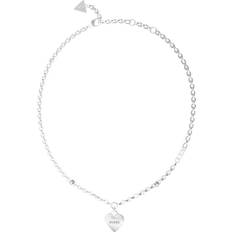 Guess Necklace Falling in Love Silver