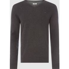 Tom Tailor Sweatere Tom Tailor Basic V Neck Sweater - Black
