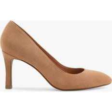 Nubuck Højhælede sko Dune London 'Adele' Court Shoes Camel