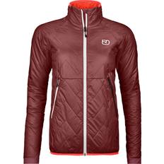 Herren - Rot - Skifahren Bekleidung Ortovox Damen Swisswool Piz Vial Jacke rot