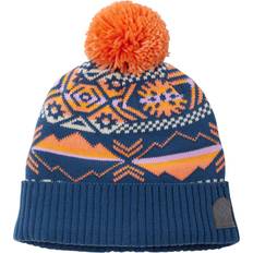 Columbia Dame Luer Columbia Adult Palmer Peak Pom Beanie Nocturnal Checkered Peaks/Faded Peach