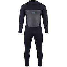 Osprey 5/4mm Mens Back Zip Wetsuit 2021 Black-Extra