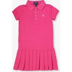 L Dresses Children's Clothing Polo Ralph Lauren Kids' Pleated Dress, Bright Pink