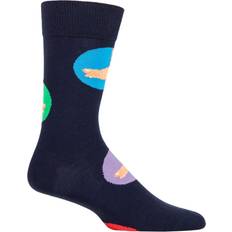 Happy Socks Herre Strømper Happy Socks Cupids Foot Dark Blue, Unisex, Tøj, multi farve, 41-46 41-46