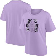 Fanatics Branded Everton EITC Respect Celebrate Empower Graphic Oversized T-Shirt Purple Womens