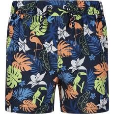 Blauw Zwembroeken Regatta Skander II Tropical Zwemshort - Navy