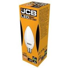 Light Bulbs JCB LED Candle 250lm Opal 3w Light Bulb B22 2700k White