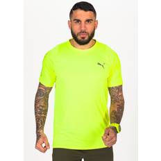 Puma Elastan/Lycra/Spandex T-shirts Puma Power Thermo R+ Tee T-shirt - Yellow