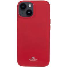Goospery Mobiletuier Goospery Flexible Plastic Cover for iPhone 15 Red