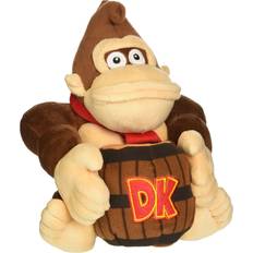 Little Buddy Little Buddy Super Mario Bros. Donkey Kong Holding Barrel Stuffed Plush, 8" Multicolor, Standard 1351