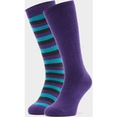 The Edge Women's Parallel Socks, Navy