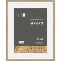 Nielsen Skava 40 Wooden Picture With Mount & Glass Front Photo Frame 40x40cm