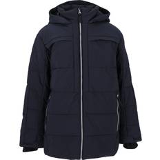 Fix Hood Skijakke Børn Navy 164