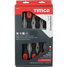 Timco Set Soft Grip Magnetic Tips to Assist... Pan Head Screwdriver