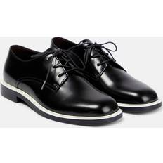 40 ½ - Dame Derby The Row Jules Patent Leather Derby Shoes - Black