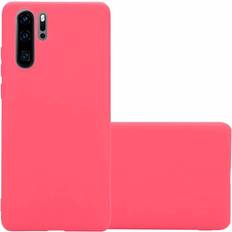 Huawei P30 Pro Mobile Phone Cases Cadorabo CANDY RED Case for Huawei P30 PRO Cover Protection TPU Silicone Gel Back case Red