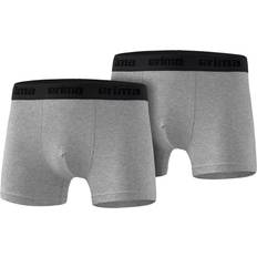 2 Stk. Unterhosen Erima Herren, Unterhosen, 2-Pack Boxershorts, Grau