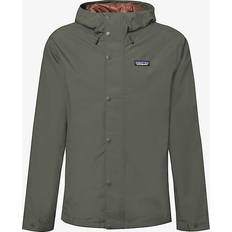 Patagonia Mens Basin Green Jackson Glacier Relaxed-fit Hooded Recycled-polyester Jacket