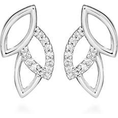 Smykker Silver Essentials by Plaza Leaf ørestikker Sølv