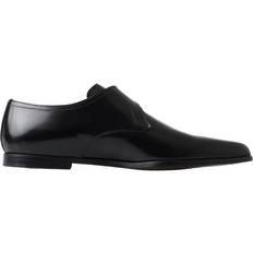 Dolce & Gabbana Laced Monks Dolce & Gabbana Black Leather Monk Strap Dress Formal Shoes EU42/US9