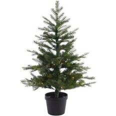 Potted Grandis Pre-Lit Artificial Christmas Tree