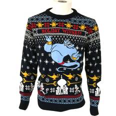 Multifargete - Unisex Gensere Aladdin Knitted Genie Christmas Jumper Multi