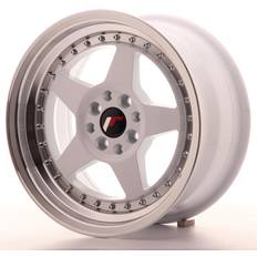 16" - 9" Bilfälgar Japan Racing JR6 White LIP 8x16 4/100 ET25 B67.1