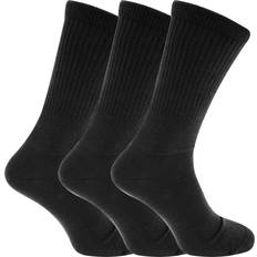 Universal Textiles Mens Extra Wide Comfort Fit Wide Feet Diabetic Socks 3 Pairs Black/Blue/Multicolour