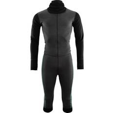 Aclima WarmWool Overall 3/4 Man, L, Marengo/Jet Black/Green Gables