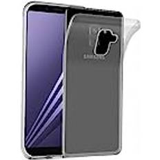 Cadorabo Fodral för Samsung Galaxy A8 2018 i full genomgående – mobiltelefonfodral av flexibel TPU-silikon – silikonfodral skyddande skal ultratunn mjuk baksida fodral stötfångare