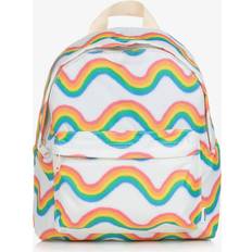 Dame - Hvid Skoletasker Molo Backpack rygsæk Rainbow Mini Mønster/multi