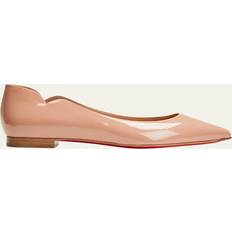 Christian Louboutin 39 Lave sko Christian Louboutin Womens Blush Hot Chickita Pointed-toe Patent-leather Pumps Eur Women
