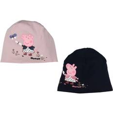 Name It Mützen Name It Girl's NMFPEPPAPIG JISSU 2P HAT PEP Mütze, Dark Sapphire/Pack:2 Pack Dark Sapp Violet Ice