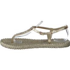 Ilse Jacobsen Sko Ilse Jacobsen Cheerful10g Platin Sandaler - Guld/Beige/Brun
