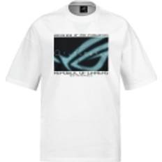 ASUS ROG COSMIC WAVE T-Shirt Drop Shoulder Fit Hvid > Forventet levering: Ukendt levering