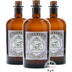 3 x Monkey 47 Schwarzwald Dry Gin 47 % vol. 1,5 Liter