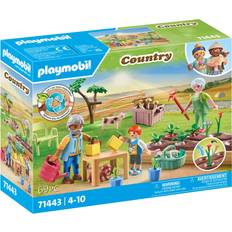 Playmobil bondgård Playmobil Country Idyllic Vegetable Garden with Grandparents 71443